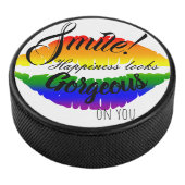Glimlach Hockey Puck (3/4)