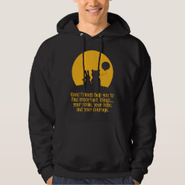 Glimlach, hoop, moed hoodie