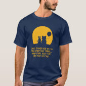 Glimlach, hoop, moed t-shirt (Voorkant)