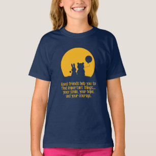 Glimlach, hoop, moed t-shirt