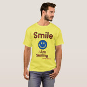 GLIMLACH... Ik glimlach dankzij Parkinson T-shirt (Voorkant volledig)