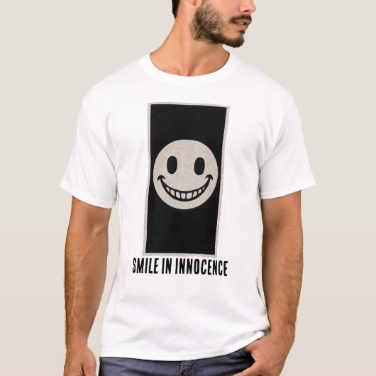 Glimlach in het T-shirt van Innocence (Voorkant)
