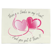 Glimlach in mijn hart Valentijns Groot Cadeauzakje (Achterkant)
