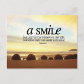 Glimlach Inspirerend Briefkaart (Voorkant)