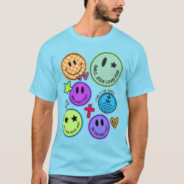 Glimlach, Jezus houdt van je T-shirt