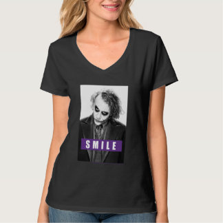 Glimlach Joker Iconische Donkere Ridder Schurk T-shirt