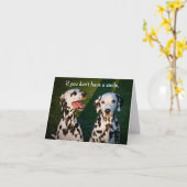 Glimlach Kaart (Gele Bloem)