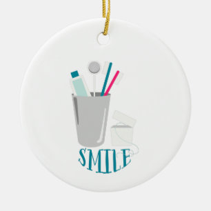 Glimlach Keramisch Ornament