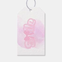 Glimlach label cadeaulabel