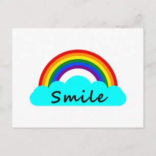 Glimlach - LGBT Regenboog Briefkaart