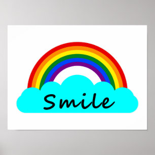 Glimlach - LGBT Regenboog Poster