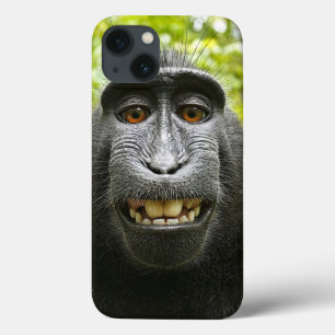 glimlach Macaque iPhone 13 Hoesje