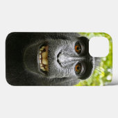 glimlach Macaque Case-Mate iPhone Case (Achterkant (horizontaal))
