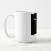 Glimlach met thee koffiemok (Links)