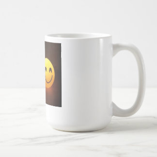 Glimlach met thee koffiemok