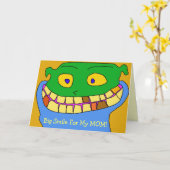 Glimlach Moederdag Kaart! Kaart (Gele Bloem)