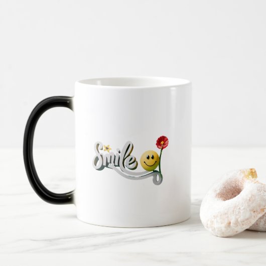 Glimlach, Mok (Met donut)