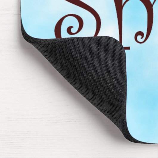 glimlach-mousepad muismat (Hoek)