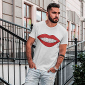 Glimlach Mouth Mannen T-Shirt