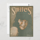 glimlach muziek briefkaart (Voorkant / Achterkant)