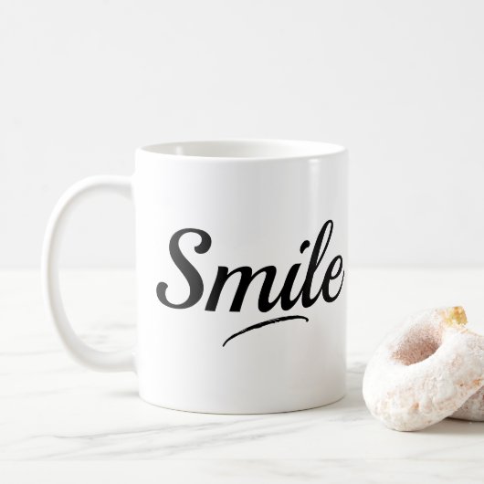 Glimlach Ontwerp Koffiemok /Eigen Ontwerp  (Met donut)