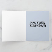 GLIMLACH PAARD FUNNY VERJAARDAG GROTE KAART (Binnen)