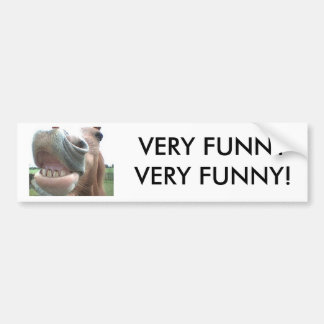 Glimlach Paarden Bumpersticker HEEL GELUID!