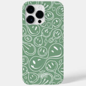 Glimlach Patroon Sage Bruidsmeisje Groomsmen Moder Case-Mate iPhone Case (Achterkant)