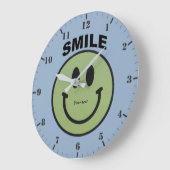 Glimlach personaliseren grote klok (Hoek)