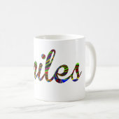 glimlach positieve kijkers ontwerpen mooie koffie koffiemok (Voorkant rechts)