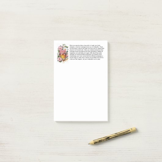 Glimlach Post-it® Notes (Op bureau)