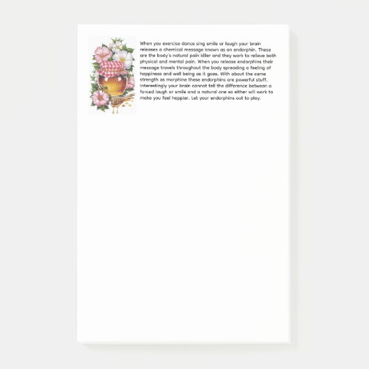 Glimlach Post-it® Notes (Voorkant)