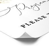 Glimlach Programma's Neem Eén Bord Poster (Hoek)