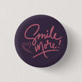 Glimlach ronde button 3,2 cm