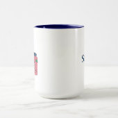 Glimlach Roze Camera Mok (Midden)