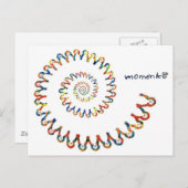 glimlach spiraal briefkaart (Voorkant / Achterkant)