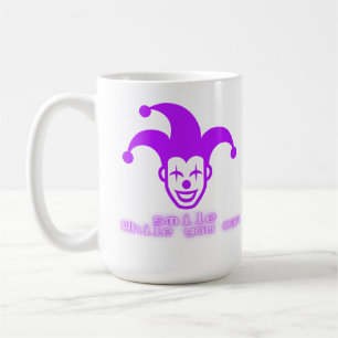 Glimlach terwijl je kunt _ Neon Joker Streetwear D Koffiemok