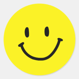 Glimlach tijdens de ramadan is een goede daad! ronde sticker