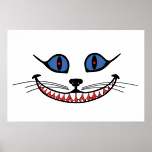 Glimlach van de Cheshire Cat GROOT Poster