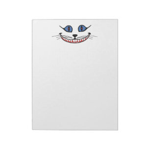 Glimlach van de Cheshire Cat Notitieblok