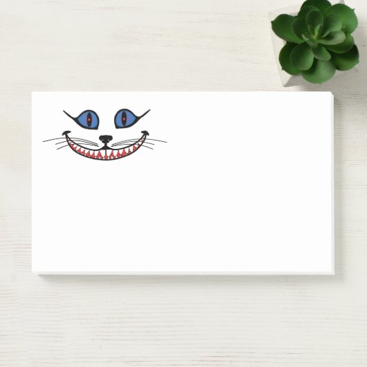 Glimlach van de Cheshire Cat Post-it® Notes (Kantoor)