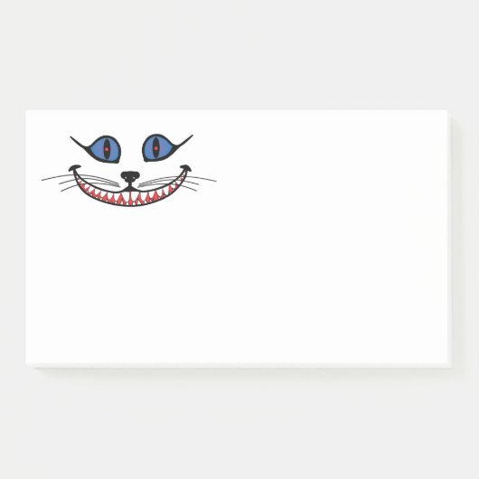 Glimlach van de Cheshire Cat Post-it® Notes (Voorkant)