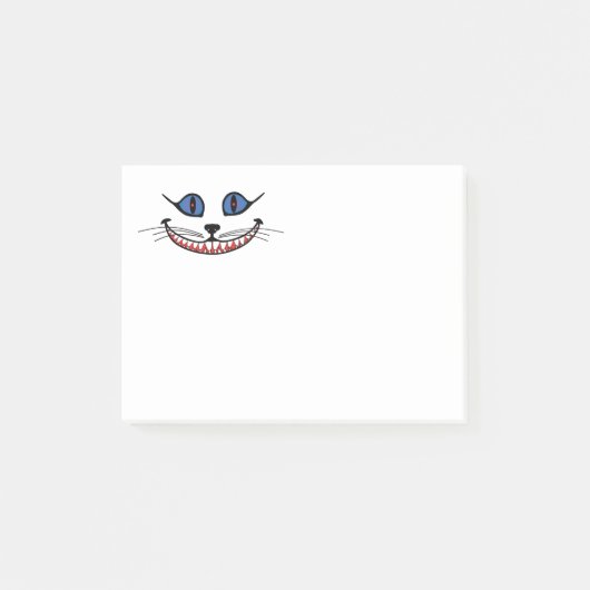 Glimlach van de Cheshire Cat Post-it® Notes (Voorkant)