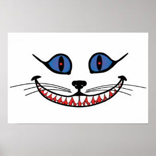 Glimlach van de Cheshire Cat Poster