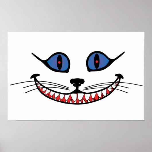 Glimlach van de Cheshire Cat Poster (Voorkant)