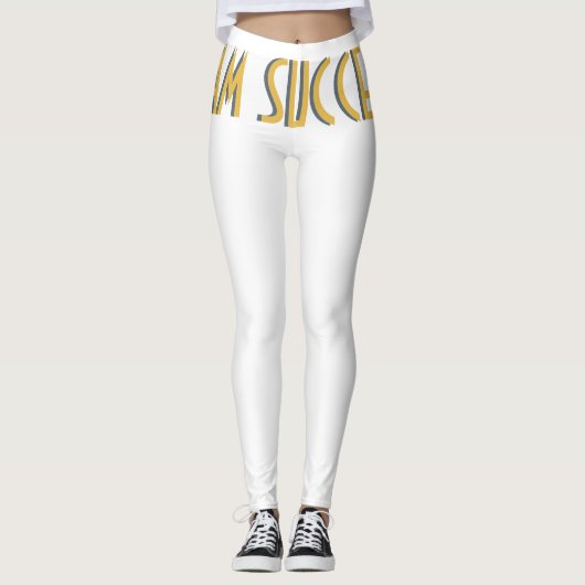 GLIMLACH VAN GELUK LEGGINGS (Voorkant)