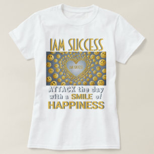 GLIMLACH VAN GELUK T-SHIRT
