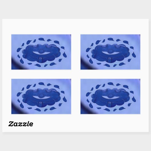 Glimlach van Hanbir. Rechthoekige Sticker (Vel)