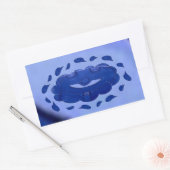 Glimlach van Hanbir. Rechthoekige Sticker (Envelop)