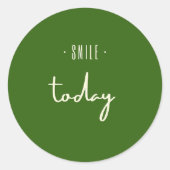 glimlach vandaag. Stickers en labels (Voorkant)